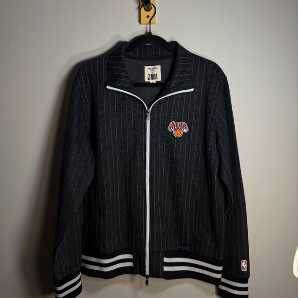Todd Snyder X NBA Knicks Wool-Blend Track Jacket - Picture 1 of 5